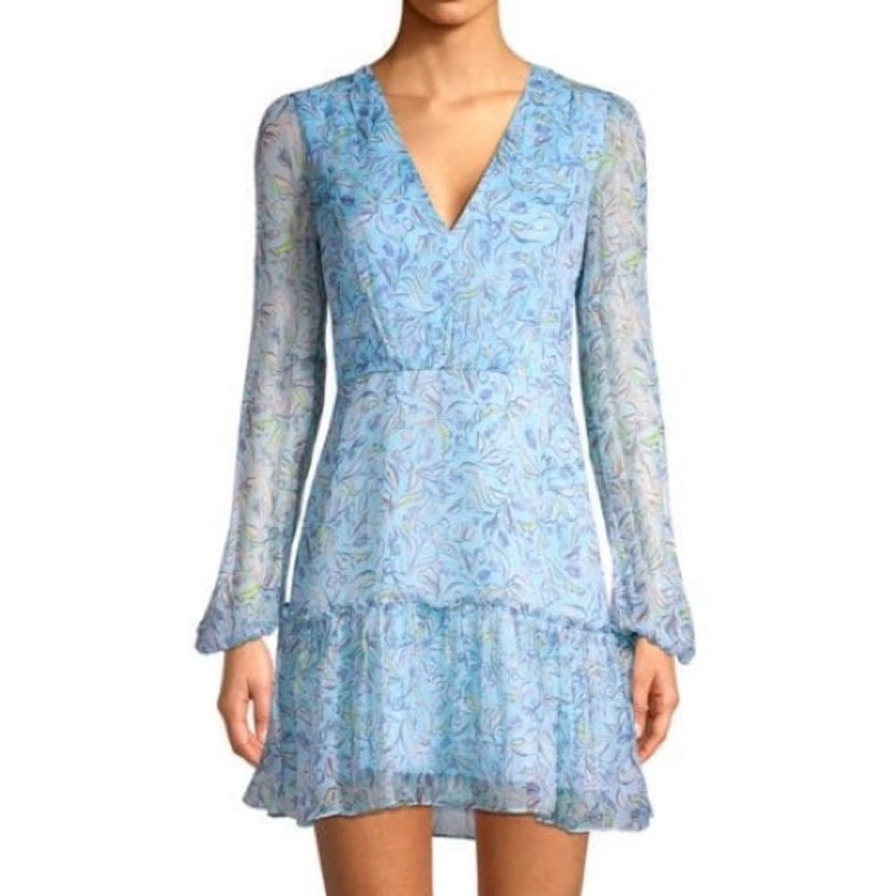 Saloni Silk Mini Dress